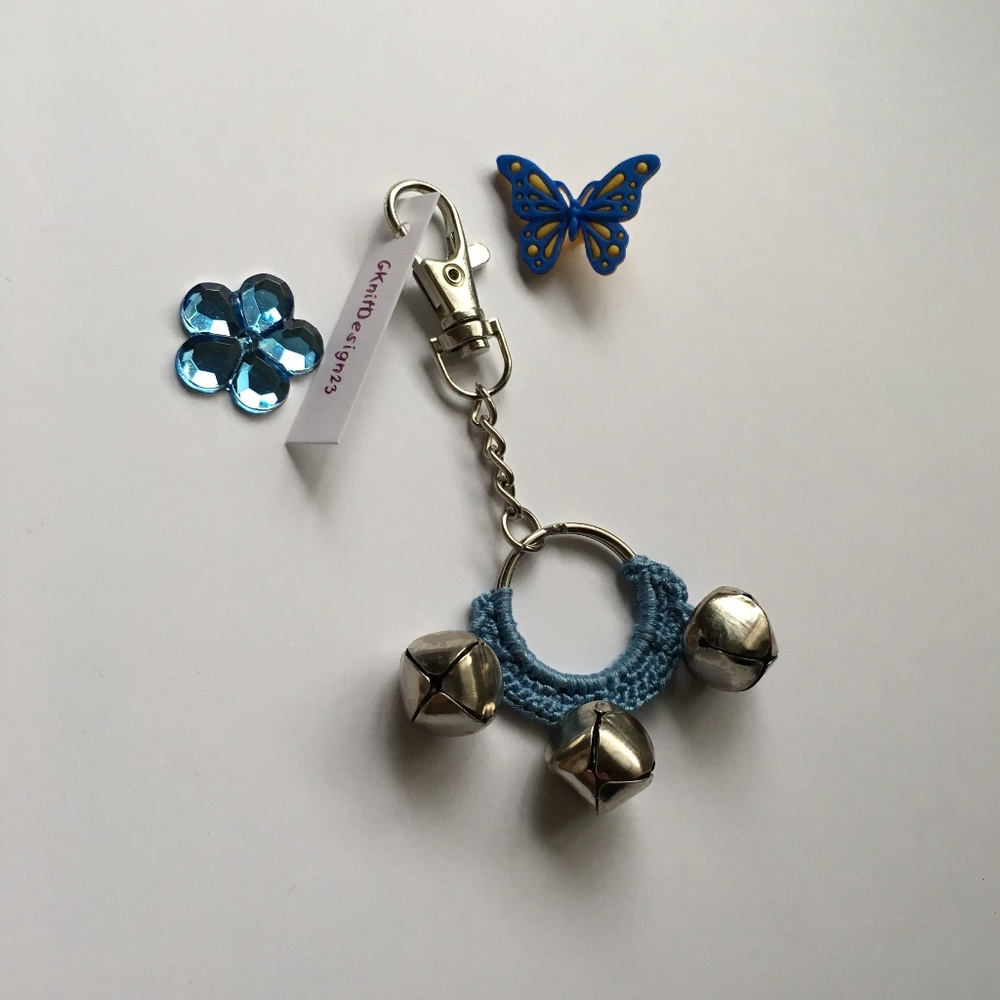 Key chain, bag charm with bells